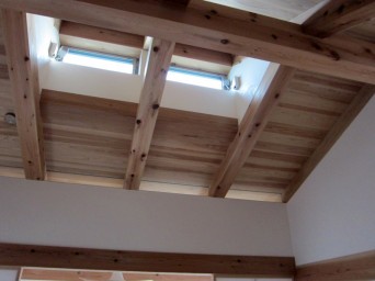 木組みの家「高円寺の家」越し屋根