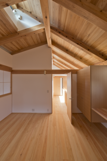 木組みの家「高円寺の家」寝室