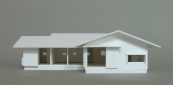 木組みの家「佐倉の平屋」模型2